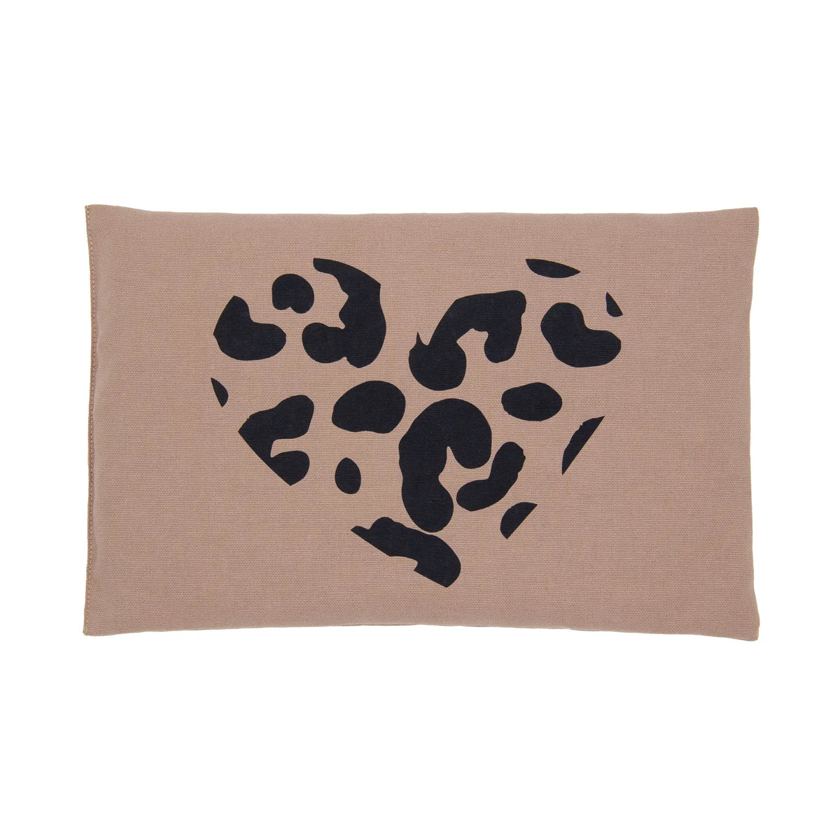 Kirschkernkissen 30x20cm, Leo Herz, Taupe