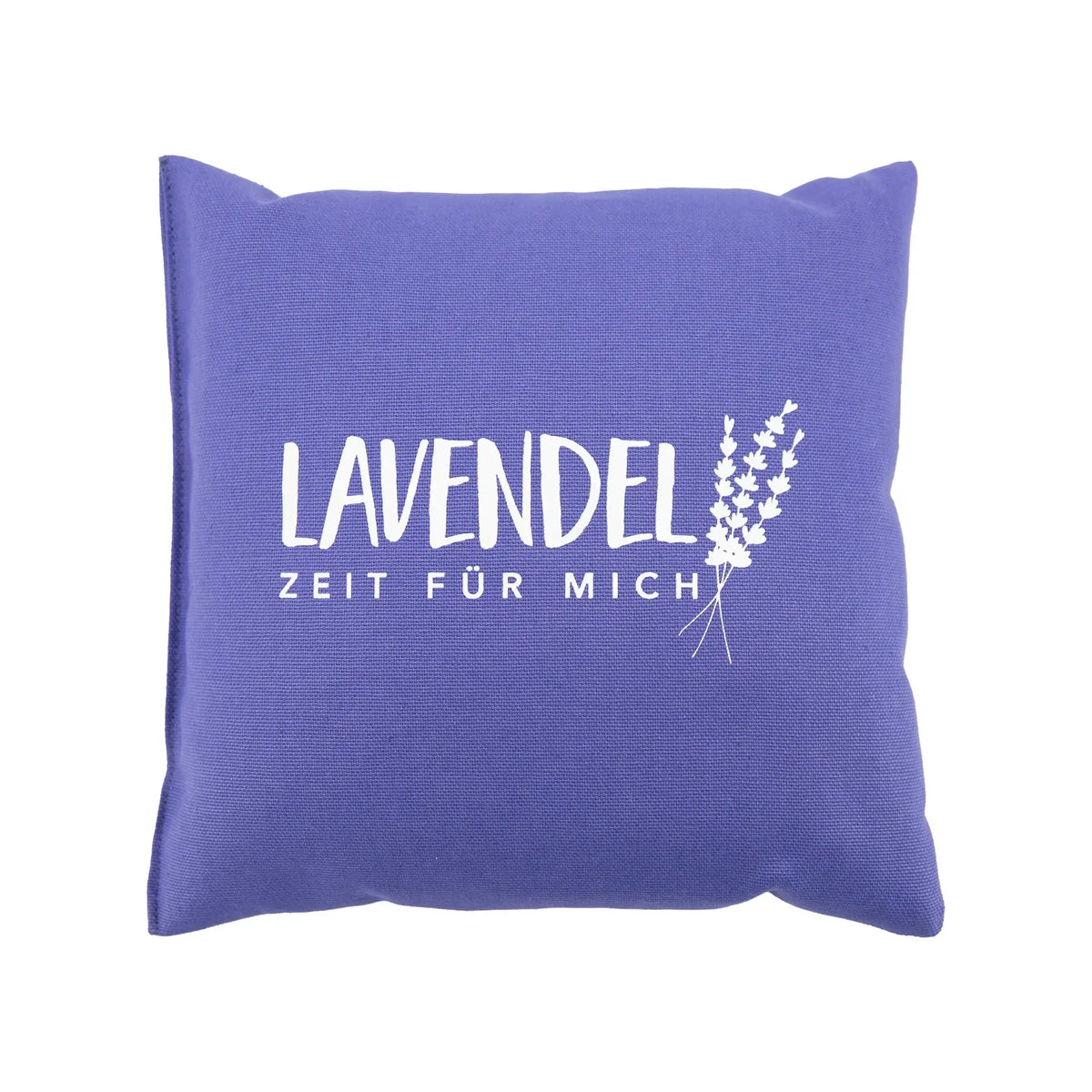 Lavendelkissen 20x20cm, "Zeit für mich", Lavender