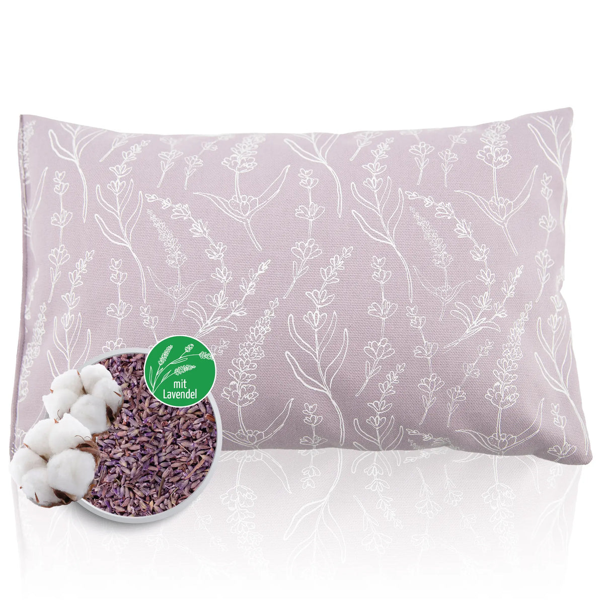 Lavendelkissen 20x30cm, Allover, Lilac