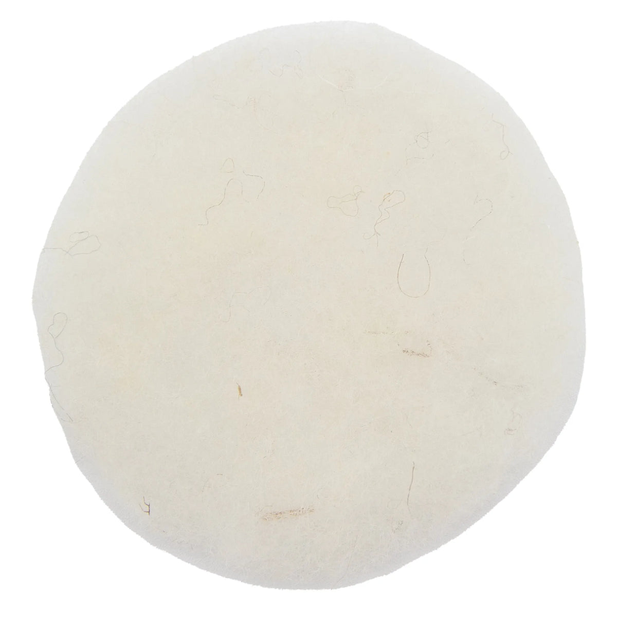 Pads aus Schafschurwollvlies 6 cm ⌀ - 10 Stück