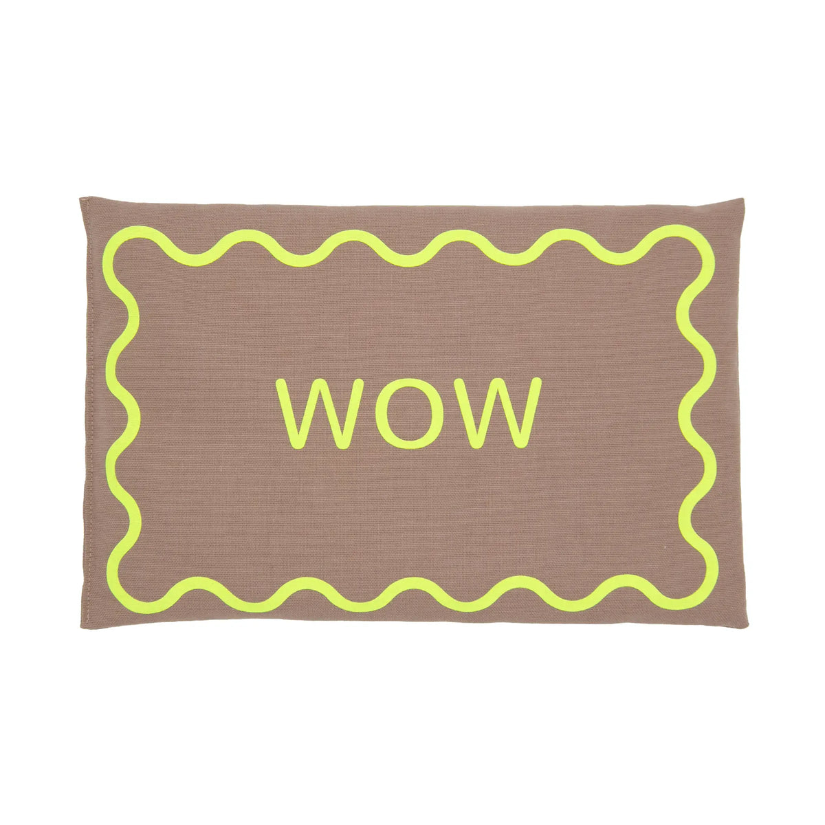 Kirschkernkissen 30x20cm, "WOW", Taupe
