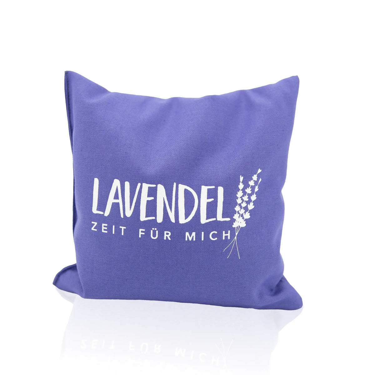 Lavendelkissen 20x20cm, "Zeit für mich", Lavender